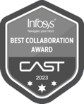 BEST COLLABORATION AWARD at Infosys Partner Connect FY24